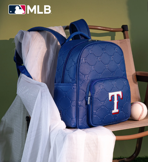 Montana West MLB Texas Rangers Team Backpack -- Blue