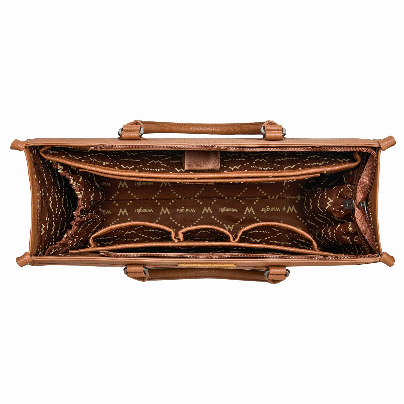 Wrangler Carry-All Large Tote Work Tote /Crossbody - Cow Print