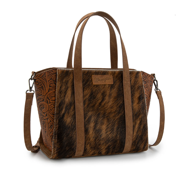 Brown Wrangler Hair On Cowhide Crossbody