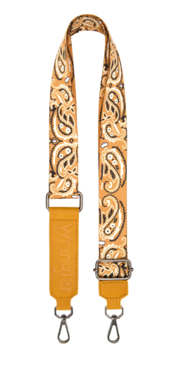 Wrangler Mustard Yellow Bandana Paisley Crossbody