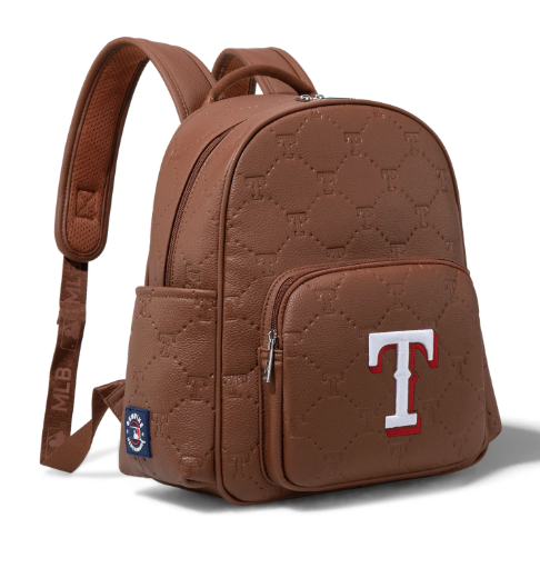 Montana West MLB Texas Rangers Team Backpack -- Classy Brown
