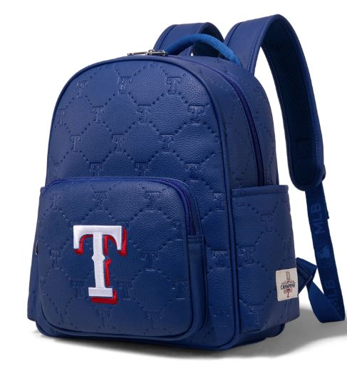 Montana West MLB Texas Rangers Team Backpack -- Blue