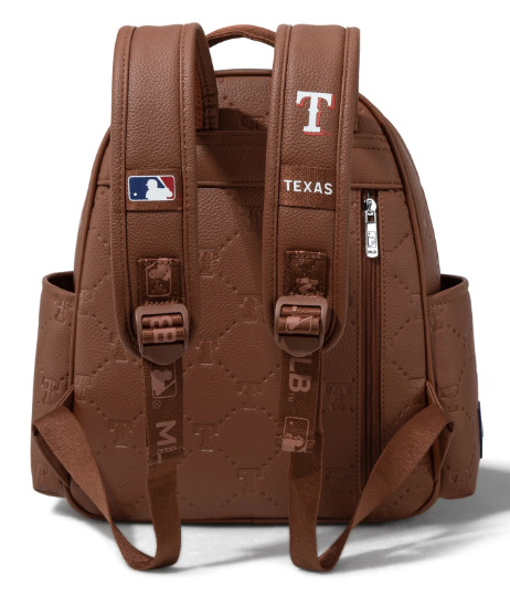 Montana West MLB Texas Rangers Team Backpack -- Classy Brown