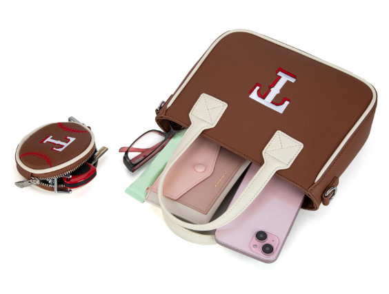 Montana West MLB Texas Rangers Team Tote/Crossbody with Baseball Coin Pouch