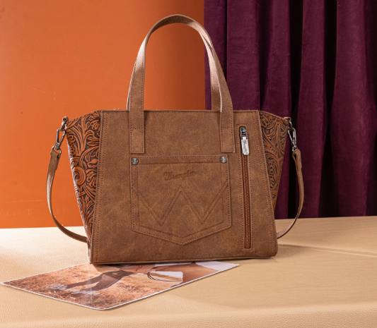 Brown Wrangler Hair On Cowhide Crossbody