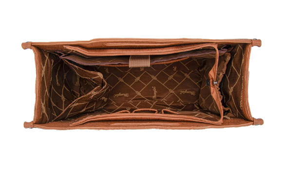 Wrangler Genuine Cowhide Carry-All Cowhide Large Tote /Crossbody