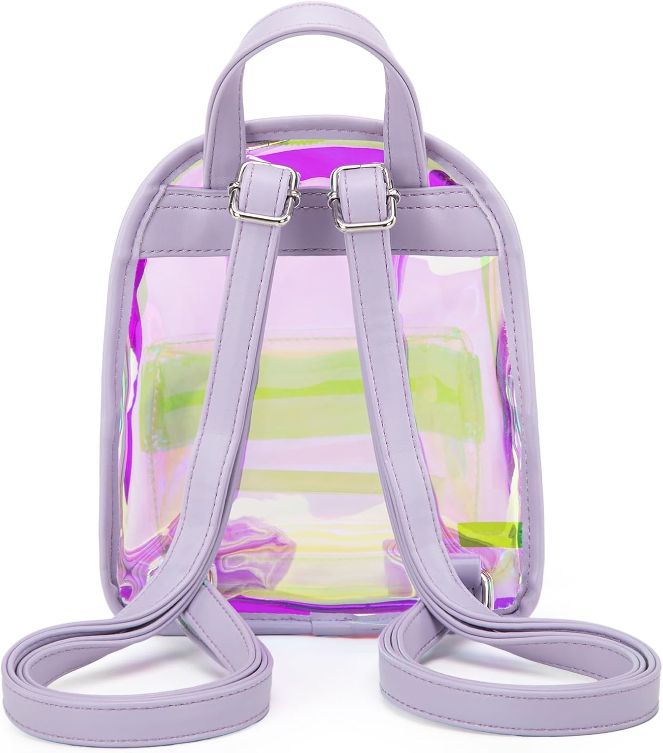 Milan Chiva Holographic Stadium Events See Through Mini Backpack