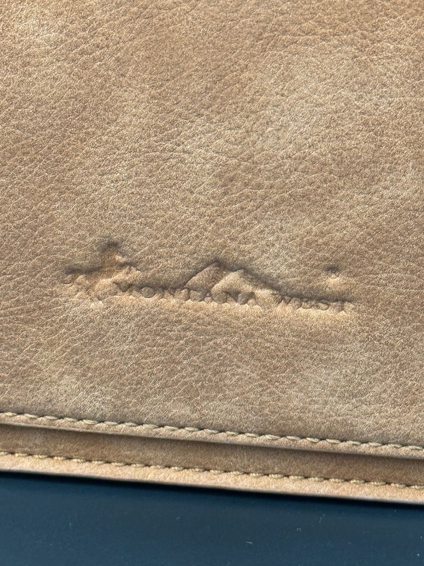 Montana West Brown Tooled Leather Crossbody