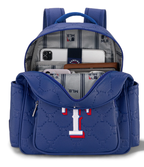 Montana West MLB Texas Rangers Team Backpack -- Blue