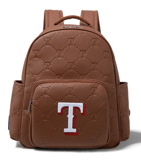 Montana West MLB Texas Rangers Team Backpack -- Classy Brown