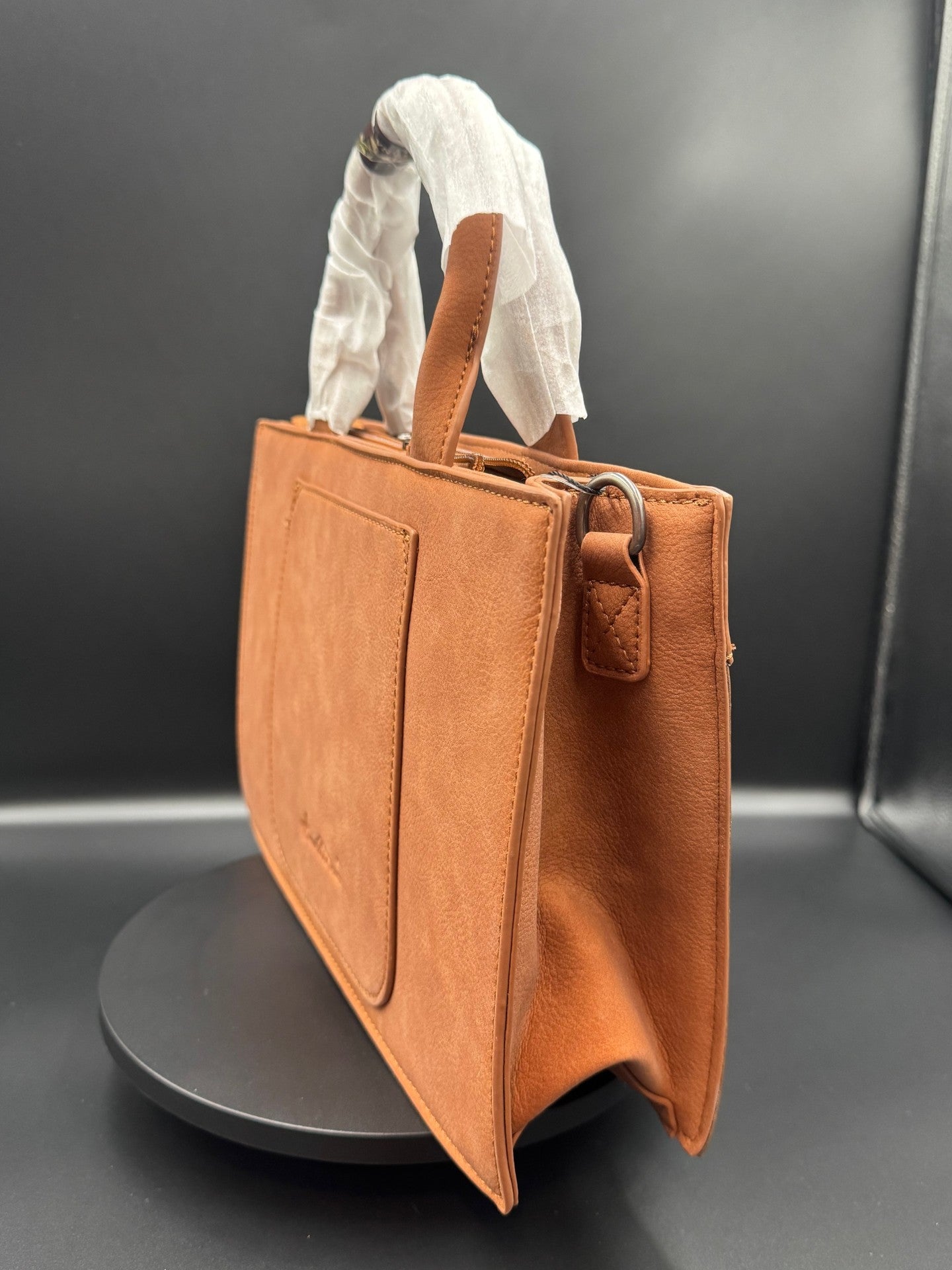 Montana West Brown Tooled Leather Crossbody