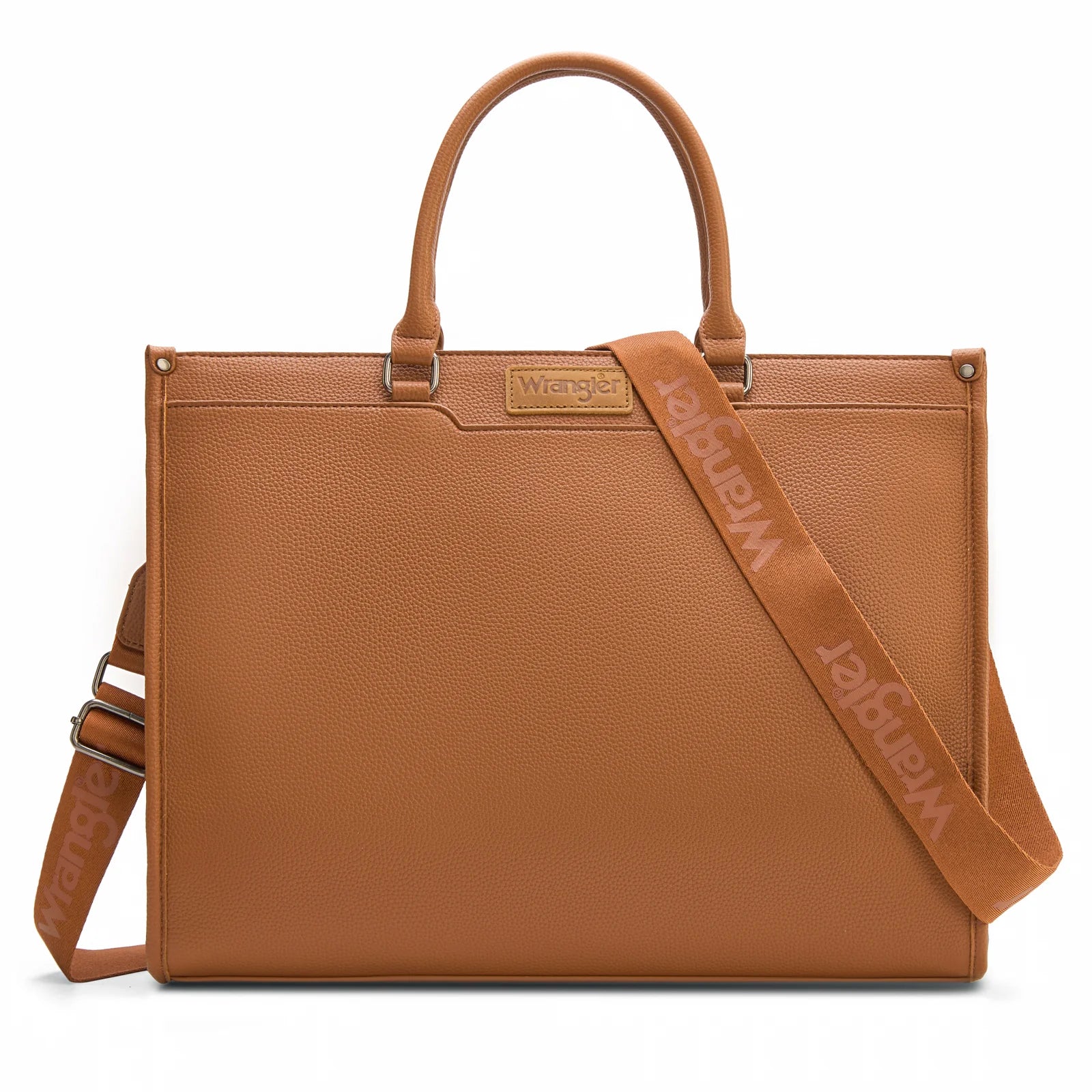 Wrangler Carry-All Large Tote Work Tote /Crossbody - Cow Print