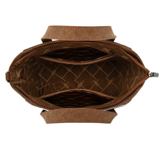 Brown Wrangler Hair On Cowhide Crossbody