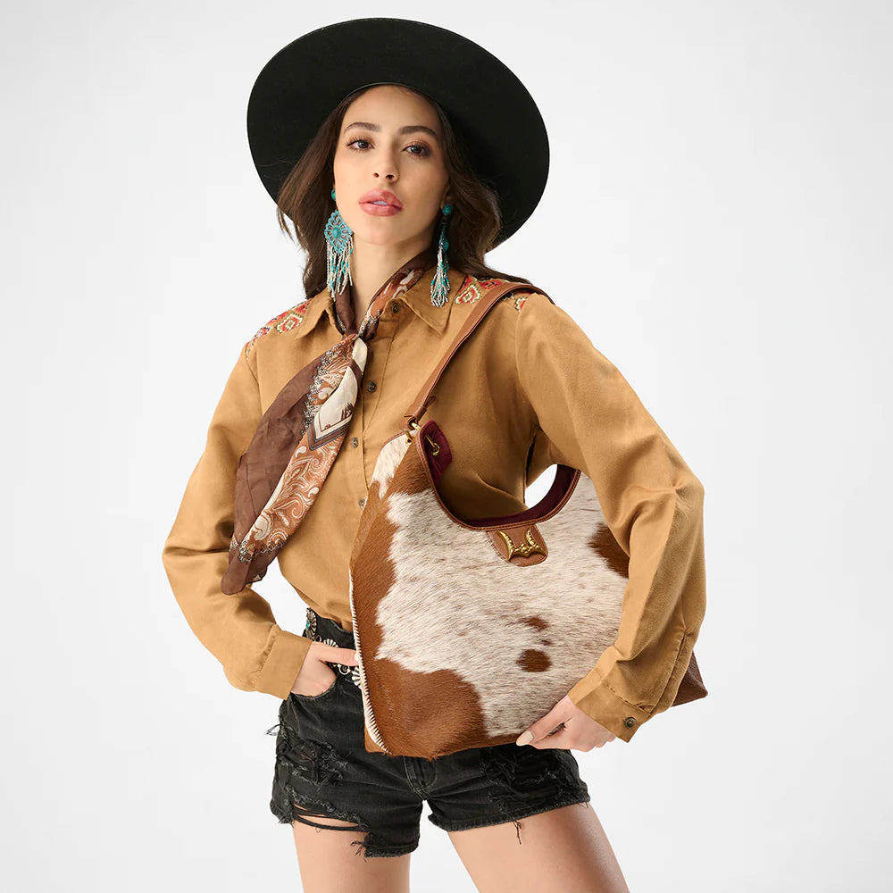 Loyal West Cowhide/Calfskin Conceal Carry Handbag