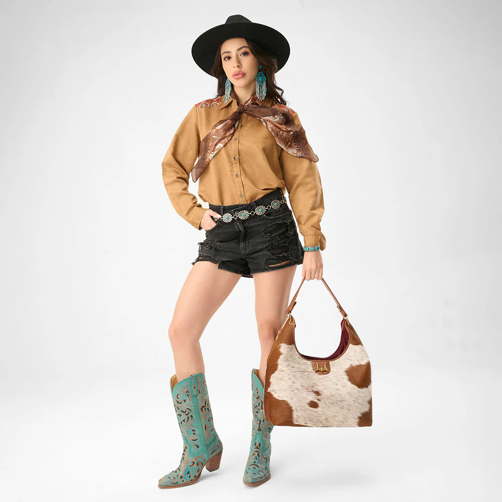 Loyal West Cowhide/Calfskin Conceal Carry Handbag
