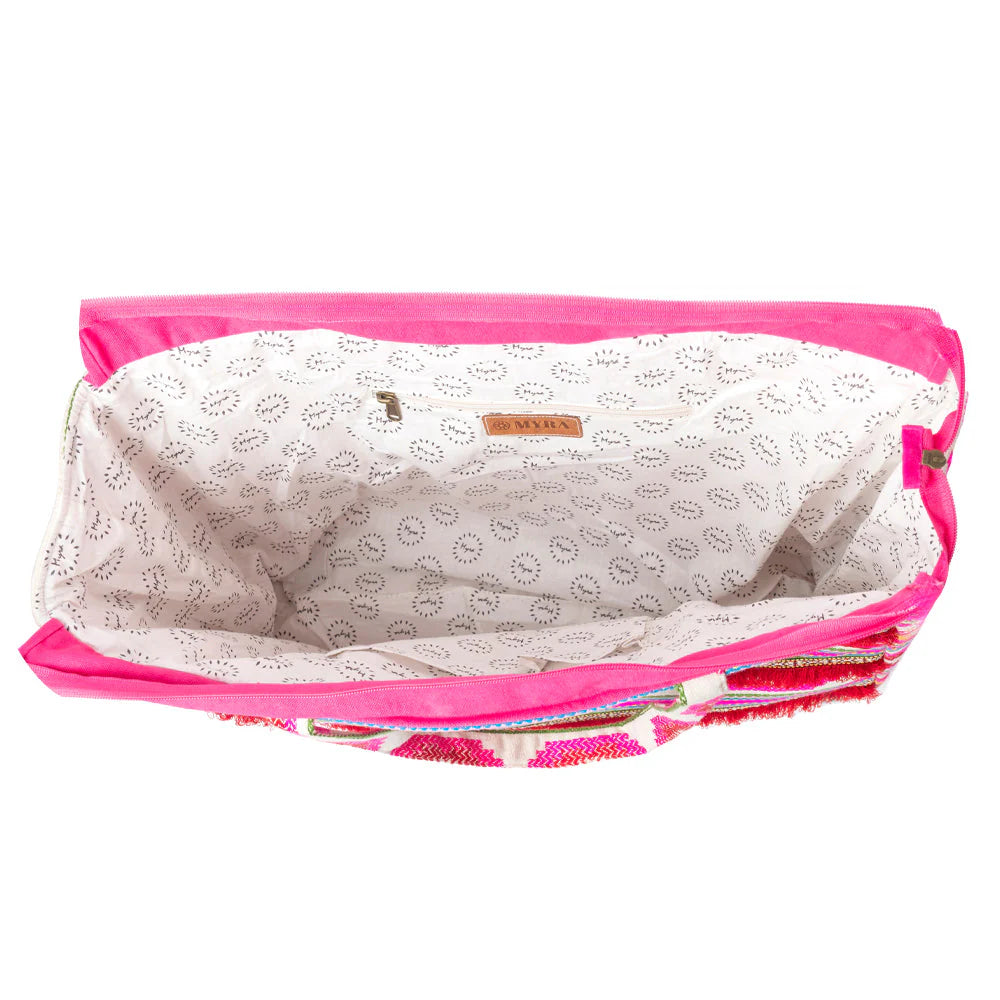 Carnival Dawn Weekender Bag in Neon Fuchsia