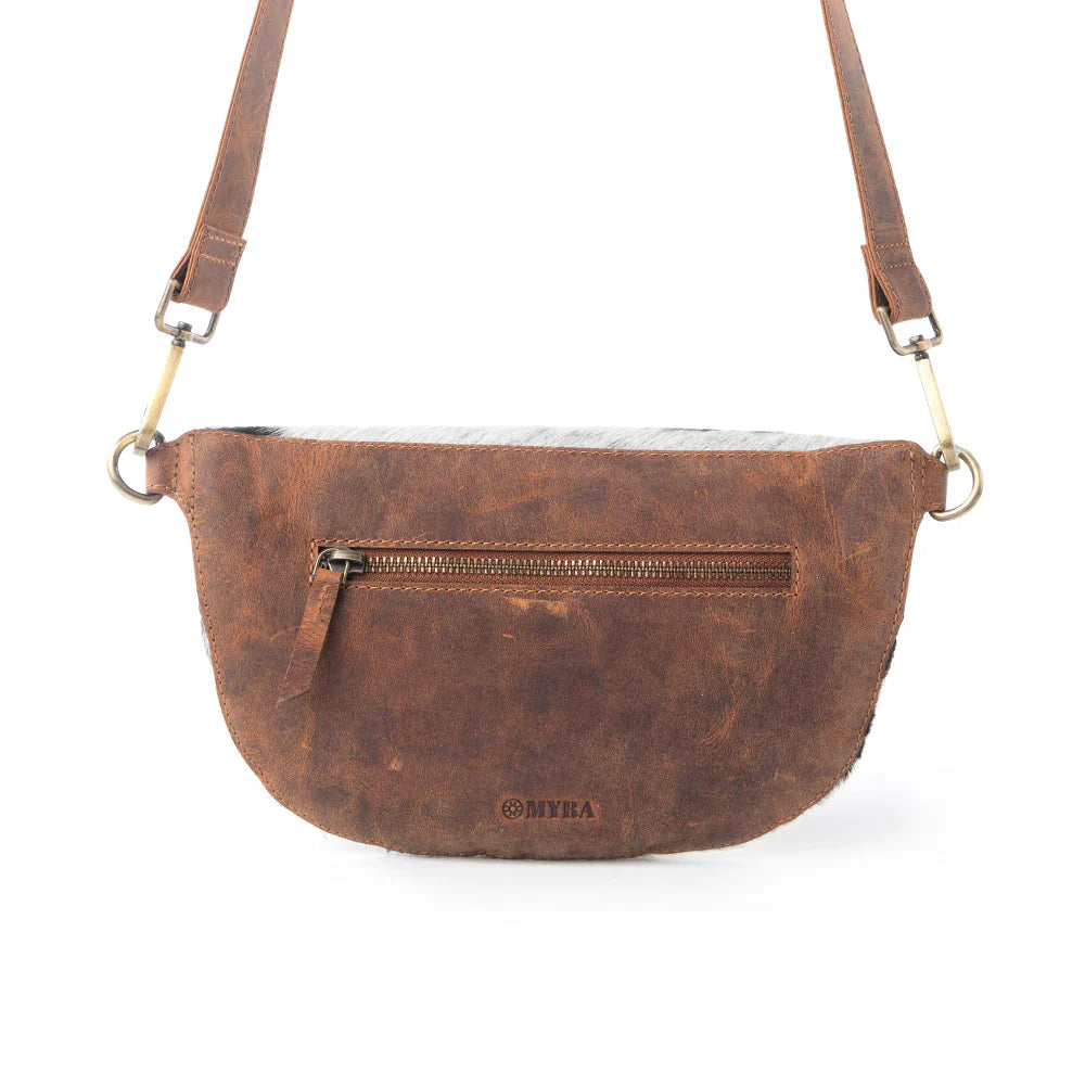 Wildwood Hand-Tooled Bag in Walnut Crest
