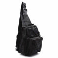 Tactical Multipurpose Military Pattern Sling Bag -- Black