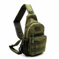 Tactical Multipurpose Military Pattern Sling Bag Bottle Holder -- Army Green